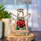 3.5" (H) Red Rose Ornament - Handcrafted in Texas - Mother's Angels® Christmas Angel Wings Figurine